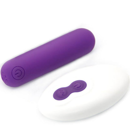 ARMONY - SPLASH JOLINE BULLET VIBRANT EN SILICONE TÉLÉCOMMANDE 10 VIBRATIONS 6,5 X 1,5 CM VIOLET