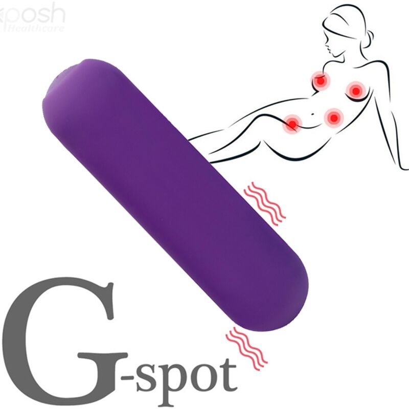 ARMONY - SPLASH JOIE BULLET VIBRANT EN SILICONE TÉLÉCOMMANDE 10 VIBRATIONS 75 X 19 CM VIOLET