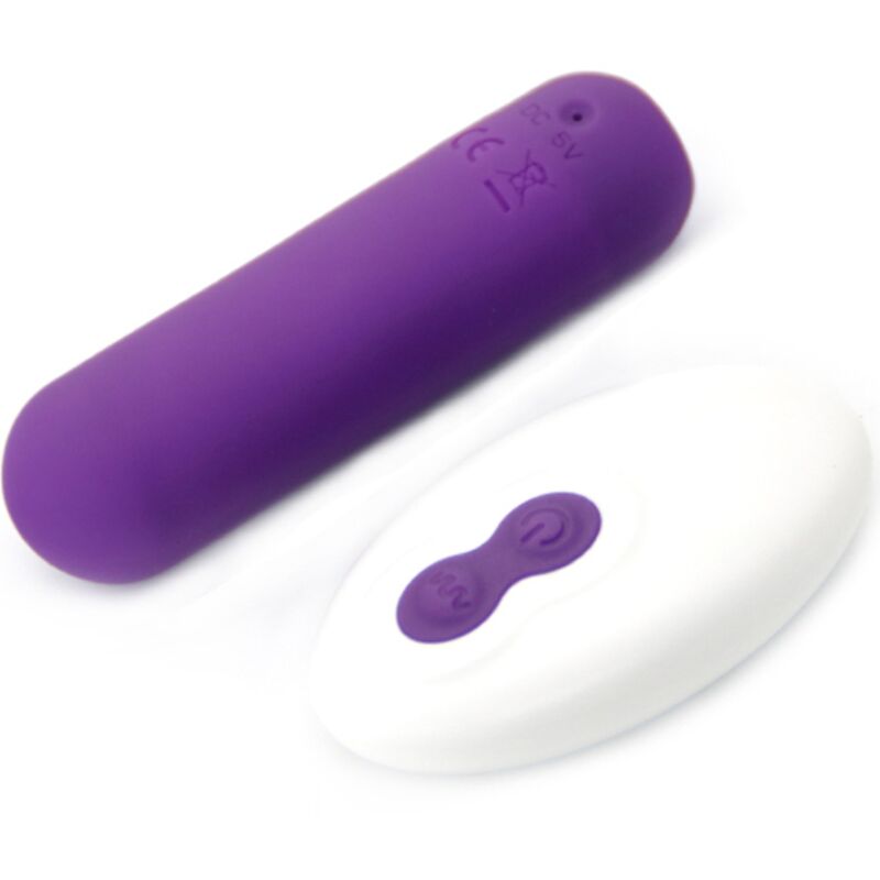 ARMONY - SPLASH JOIE BULLET VIBRANT EN SILICONE TÉLÉCOMMANDE 10 VIBRATIONS 75 X 19 CM VIOLET