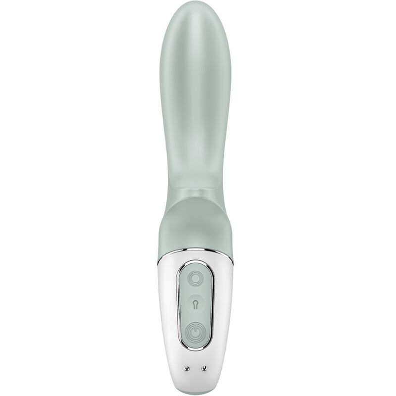 SATISFYER - AIR PUMP BOOTY 3 VIBRATEUR ANAL GONFLABLE VERT GRIS