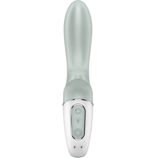 SATISFYER - AIR PUMP BOOTY 3 VIBRATEUR ANAL GONFLABLE VERT GRIS