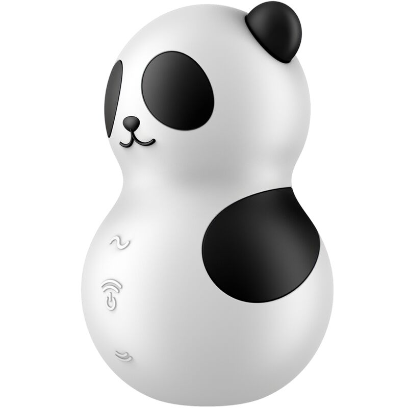 SATISFYER - STIMULATEUR ET VIBRATEUR POCKET PANDA NOIR ET BLANC