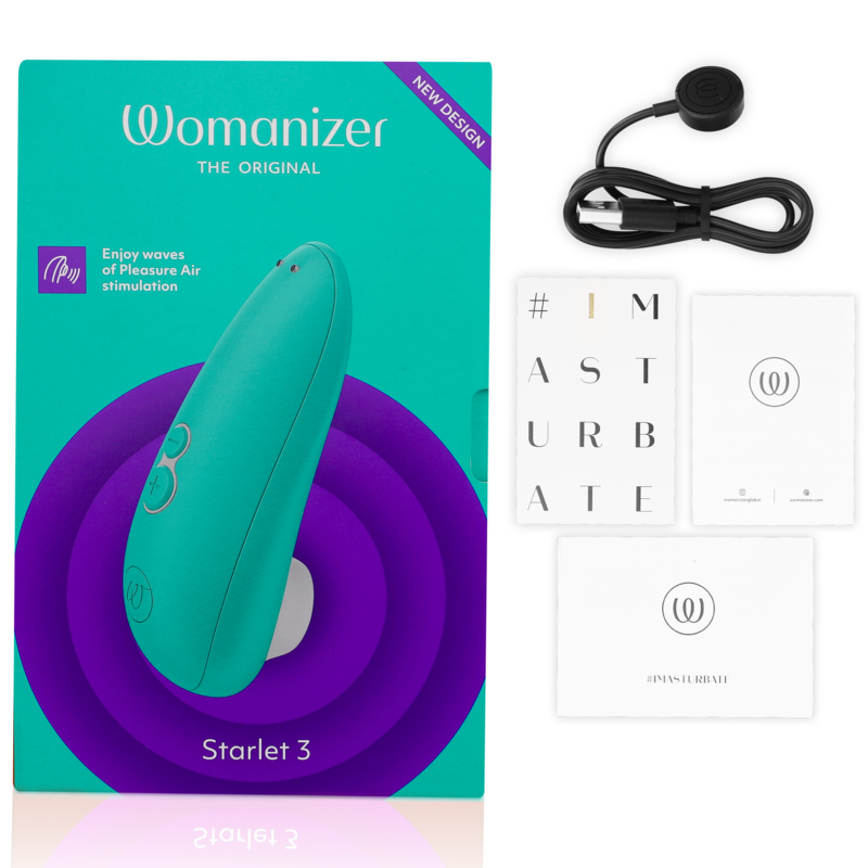 WOMANIZER - STIMULATEUR CLITORISÉ STARLET 3 TURQUOISE