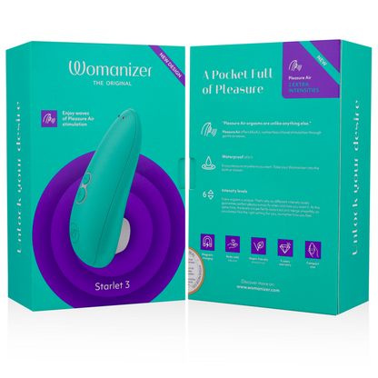 WOMANIZER - STIMULATEUR CLITORISÉ STARLET 3 TURQUOISE