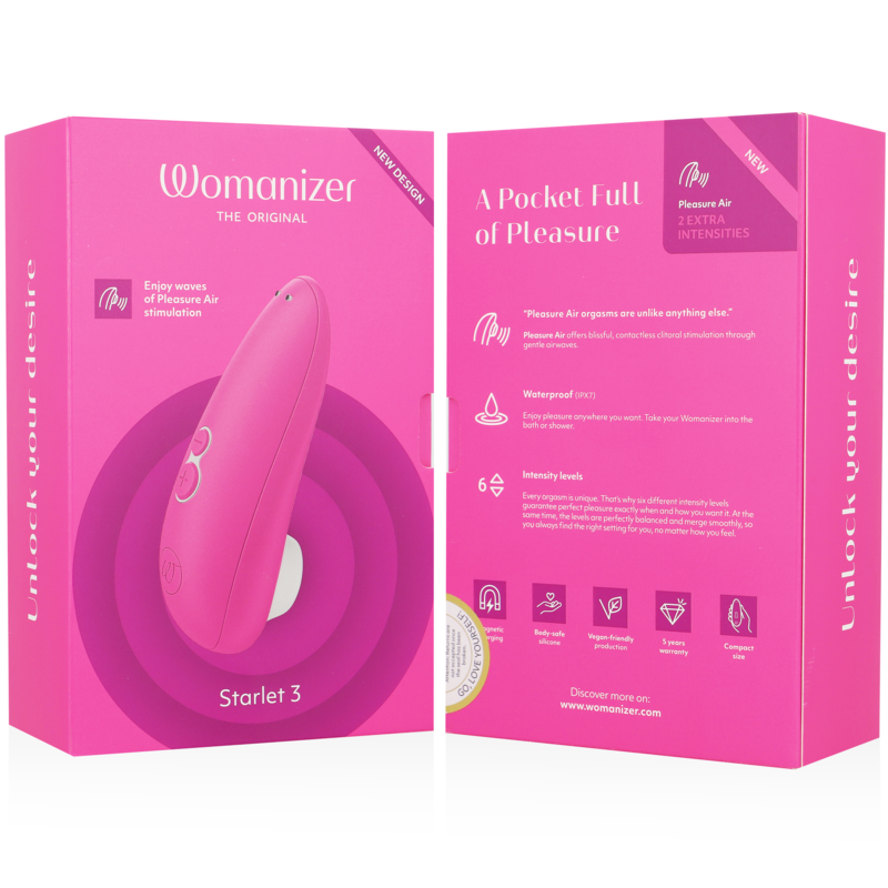 WOMANIZER - STIMULATEUR CLITORISÉ STARLET 3 ROSE