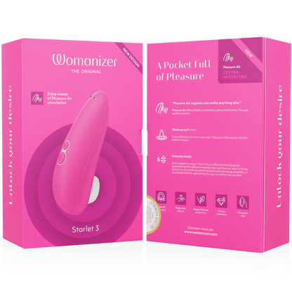 WOMANIZER - STIMULATEUR CLITORISÉ STARLET 3 ROSE