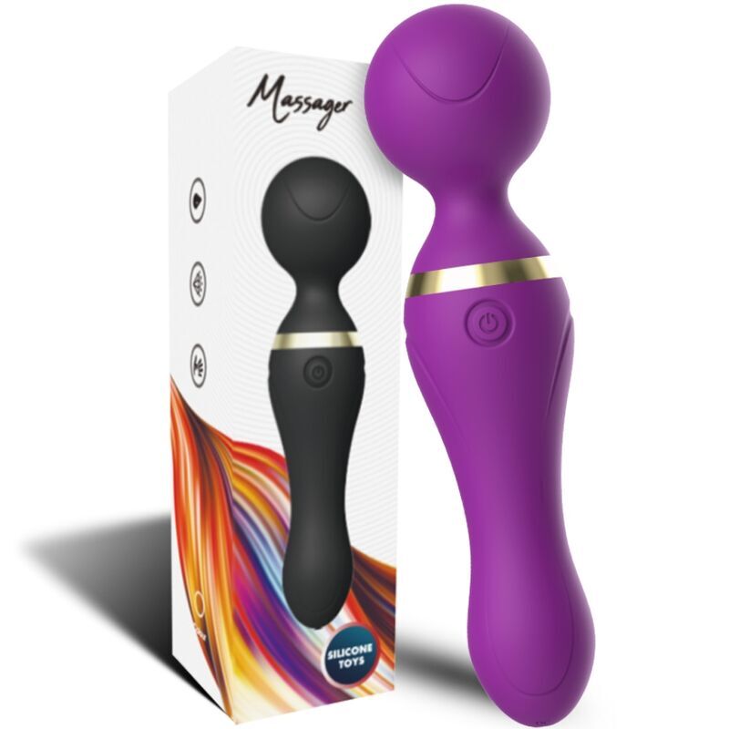 ARMONY - FREEZA MASSAGER & VIBRATOR SUPER FLEXIBLE HEAD PURPLE