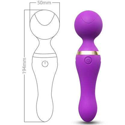 ARMONY - FREEZA MASSAGER & VIBRATOR SUPER FLEXIBLE HEAD PURPLE