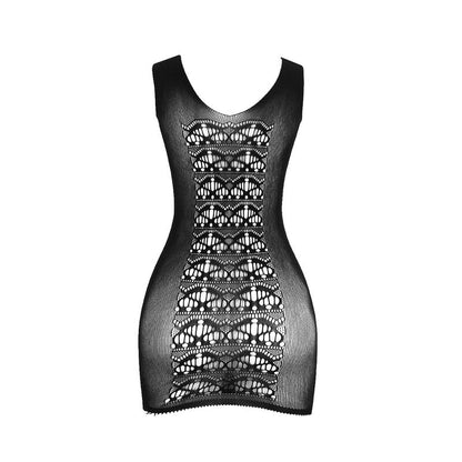 SUBBLIME - 952167 BLACK STRETCH SHORT FISHNET DRESS ONE SIZE