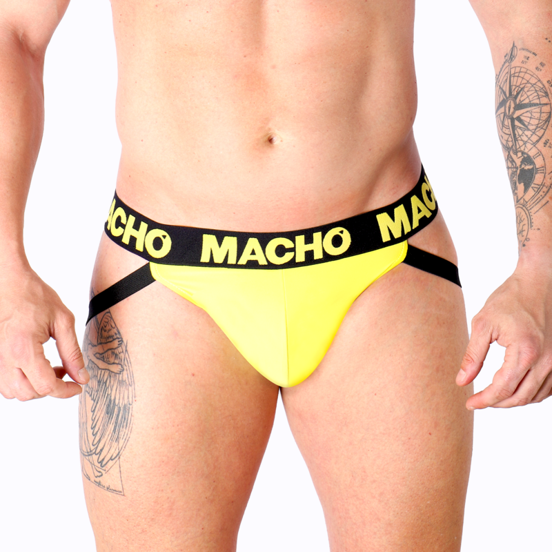 MACHO - MX25A JOCK LYCRA YELLOW S