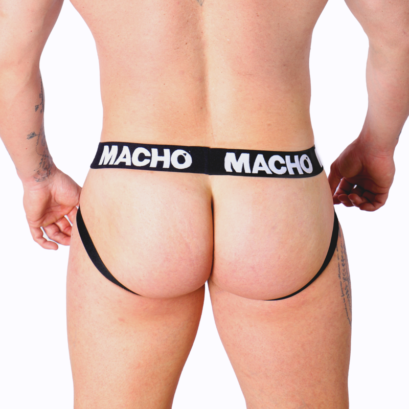 MACHO - MX26X1 JOCK GRID WHITE S