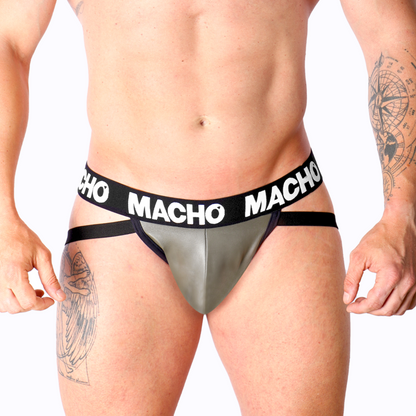 MACHO - MX27GR JOCK PIEL GRIS BEIGE S