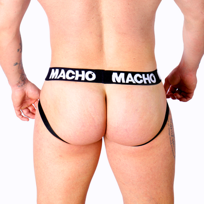 MACHO - MX27GR JOCK PIEL GRIS BEIGE S