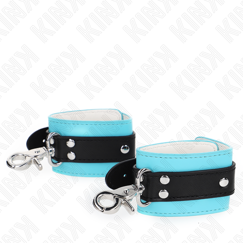 KINK - BRACELETS DE SUPPORT DE POIGNET RÉGLABLES PREMIUM NOIR/BLEU 21-28 CM X 5,5 CM