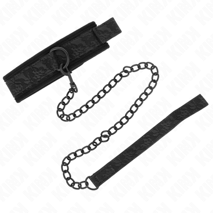 KINK - COLLIER AVEC LAISSE 77 CM MODÈLE DE BASE MODÈLE 5 RÉGLABLE 34-54 CM X 5 CM