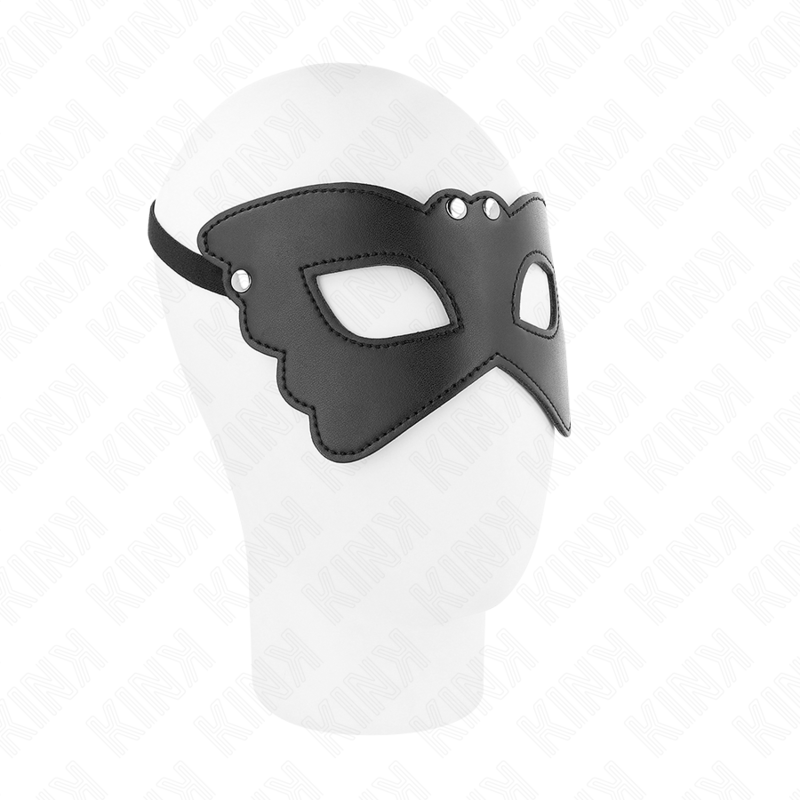 KINK - BUTTERFLY-SHAPED LEATHERETTE MASK 20 x 9 CM