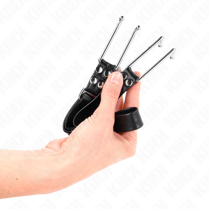 KINK - ADJUSTABLE METAL HOOK GAG 36-52 CM