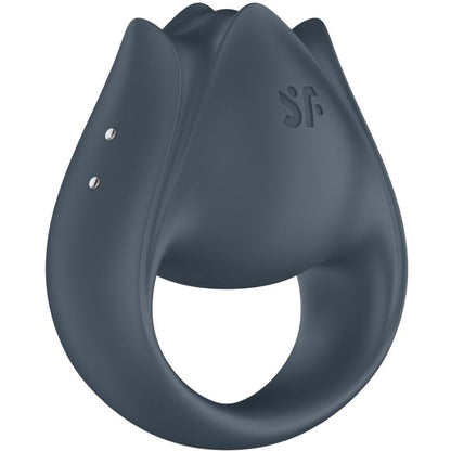 SATISFYER - PERFECT PAIR 2 MULTIVIBRATEUR 2 EN 1 ANNEAU PÉNITENSIF ET STIMULATEUR DE DOIGTS GRIS