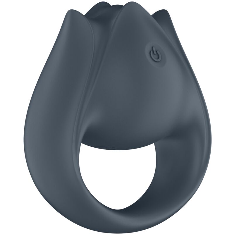 SATISFYER - PERFECT PAIR 2 MULTIVIBRATEUR 2 EN 1 ANNEAU PÉNITENSIF ET STIMULATEUR DE DOIGTS GRIS