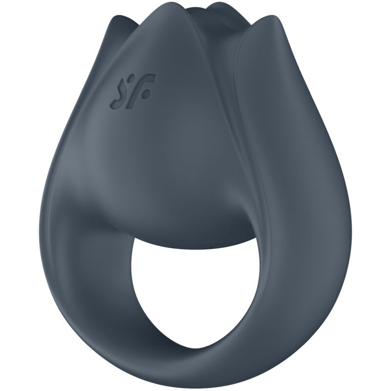 SATISFYER - PERFECT PAIR 2 MULTIVIBRATEUR 2 EN 1 ANNEAU PÉNITENSIF ET STIMULATEUR DE DOIGTS GRIS