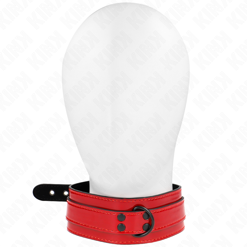 KINK - COLLIER RÉGLABLE ROUGE VIN 37,5-49,5 CM X 5 CM