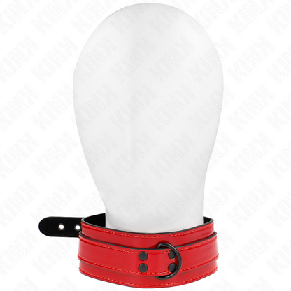 KINK - COLLIER RÉGLABLE ROUGE VIN 37,5-49,5 CM X 5 CM