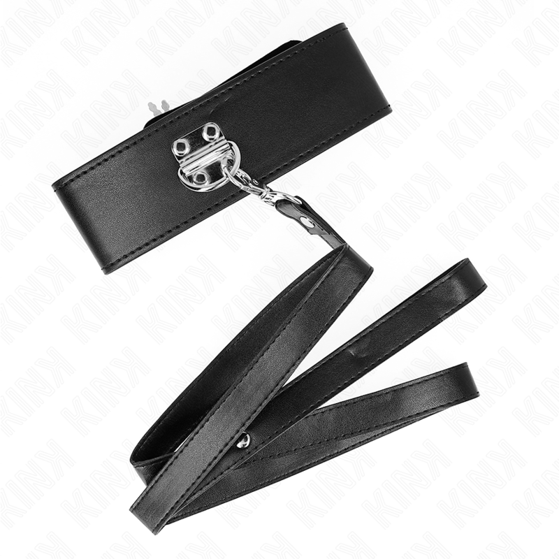 KINK - COLLIER AVEC LAISSE 116 CM MODÈLE 2 RÉGLABLE 36-43 CM X 5 CM