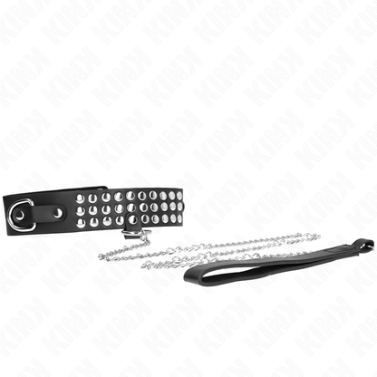 KINK - LAISSE-COLLE À PAILLETTES RÉGLABLE 65 CM 37-42 CM X 5,3 CM