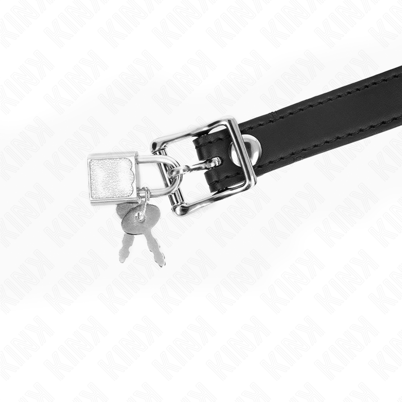 KINK - BÂILLON À BOULE EN SILICONE DE 4 CM AVEC VERROUILLAGE 60 x 2 CM