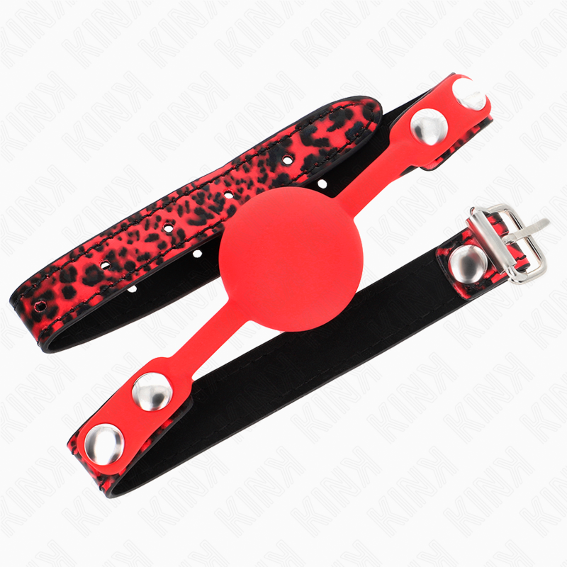 KINK - BÂILLON-BOULE EN SILICONE 4 CM MODÈLE 2 60 x 2 CM