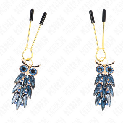 KINK - OWL CHARM NIPPLE CLAMPS 6 CM