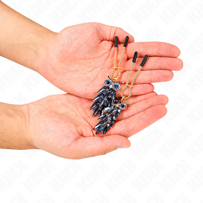 KINK - OWL CHARM NIPPLE CLAMPS 6 CM