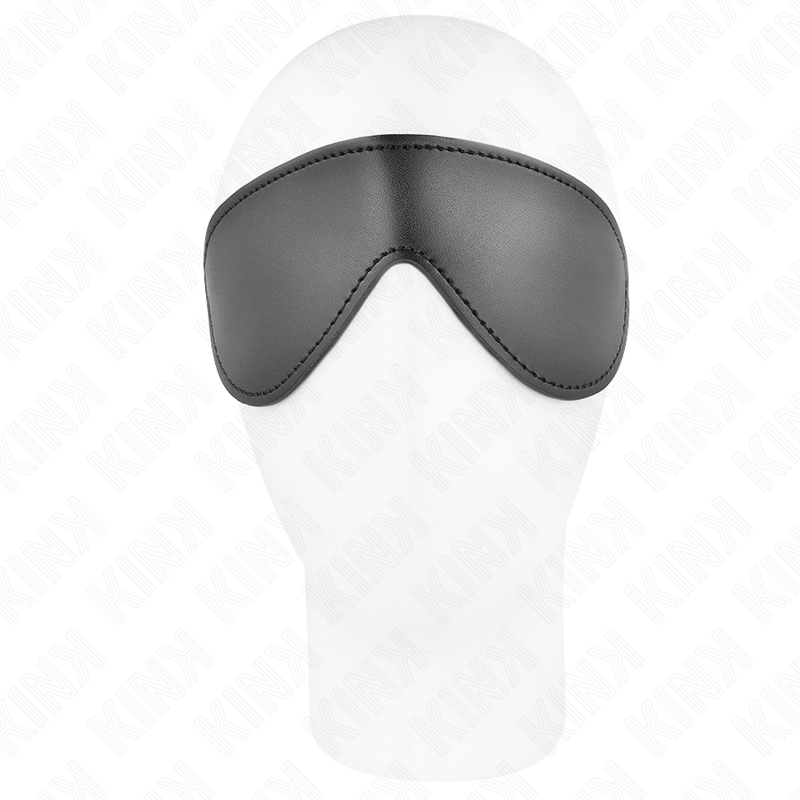 KINK - SINGLE LEATHER BLINDFOLD 19.5 x 7.5 CM