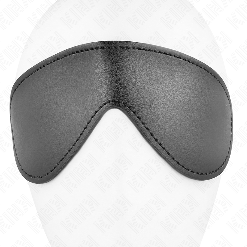 KINK - SINGLE LEATHER BLINDFOLD 19.5 x 7.5 CM