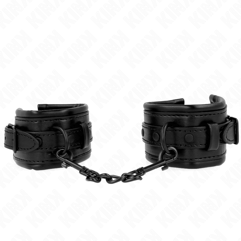 KINK - BRACELETS NOIRS RÉGLABLES 20-30 CM X 6 CM