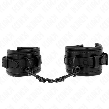 KINK - BRACELETS NOIRS RÉGLABLES 20-30 CM X 6 CM