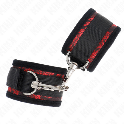 KINK - BRACELETS SCANDAL DESIGN ROUGE-NOIR