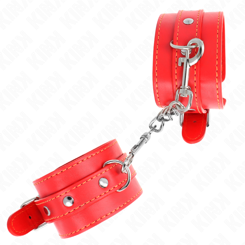 KINK - BRACELETS ROUGES FINS RÉGLABLES 21-33 CM
