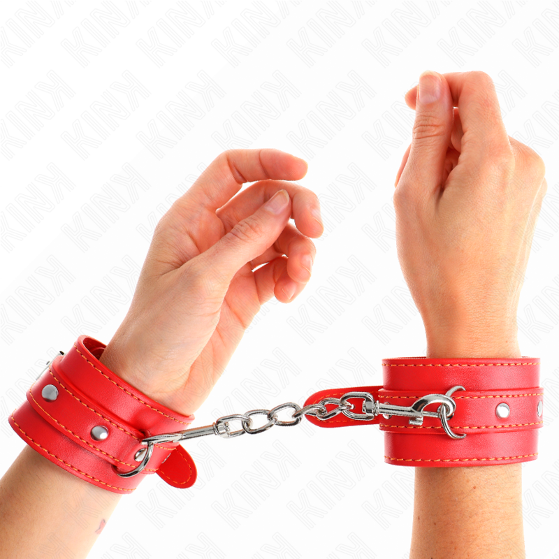 KINK - BRACELETS ROUGES FINS RÉGLABLES 21-33 CM