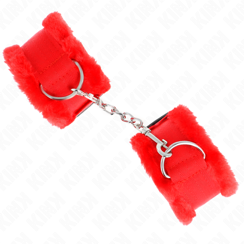 KINK - ADJUSTABLE RED LINED WRISTBANDS 17-31 CM X 7 CM