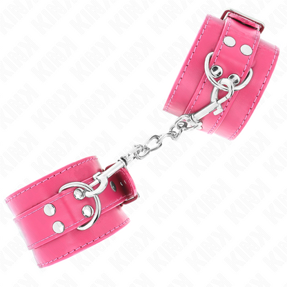 KINK - BRACELETS FUCHSIA AVEC DÉTAILS FUCHSIA RÉGLABLES 20-28 CM X 5,5 CM