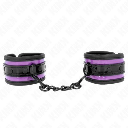 KINK - BRACELETS EN NÉOPRÈNE LILAS RÉGLABLES 21-28 CM X 5 CM