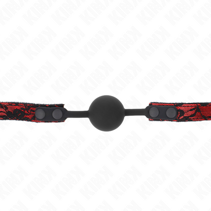 KINK - SCANDAL BÂILLON BOULE EN SILICONE 4 CM MODÈLE 1 65 x 2 CM