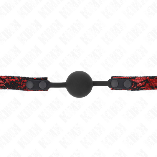 KINK - SCANDAL BÂILLON BOULE EN SILICONE 4 CM MODÈLE 1 65 x 2 CM