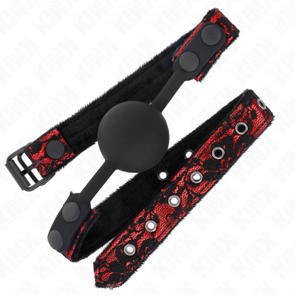 KINK - SCANDAL BÂILLON BOULE EN SILICONE 4 CM MODÈLE 1 65 x 2 CM