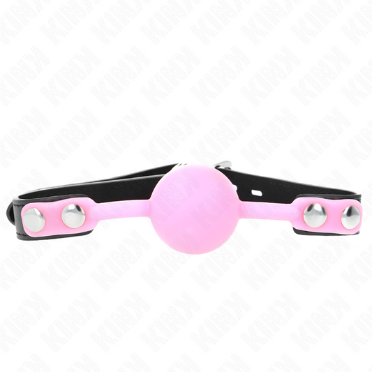 KINK - BÂILLON-BALLE LUMINEUX EN SILICONE 4 CM 60 x 2 CM