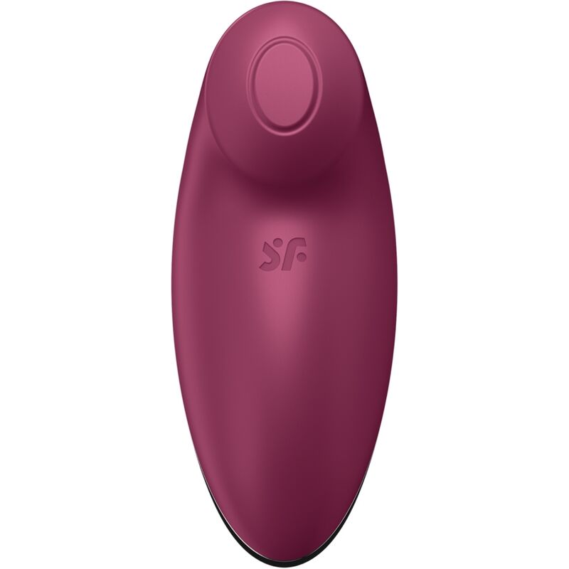SATISFYER - TAP &amp; CLIMAX 2 VIBRATOR &amp; STIMULATOR RED