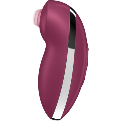 SATISFYER - TAP &amp; CLIMAX 2 VIBRATOR &amp; STIMULATOR RED