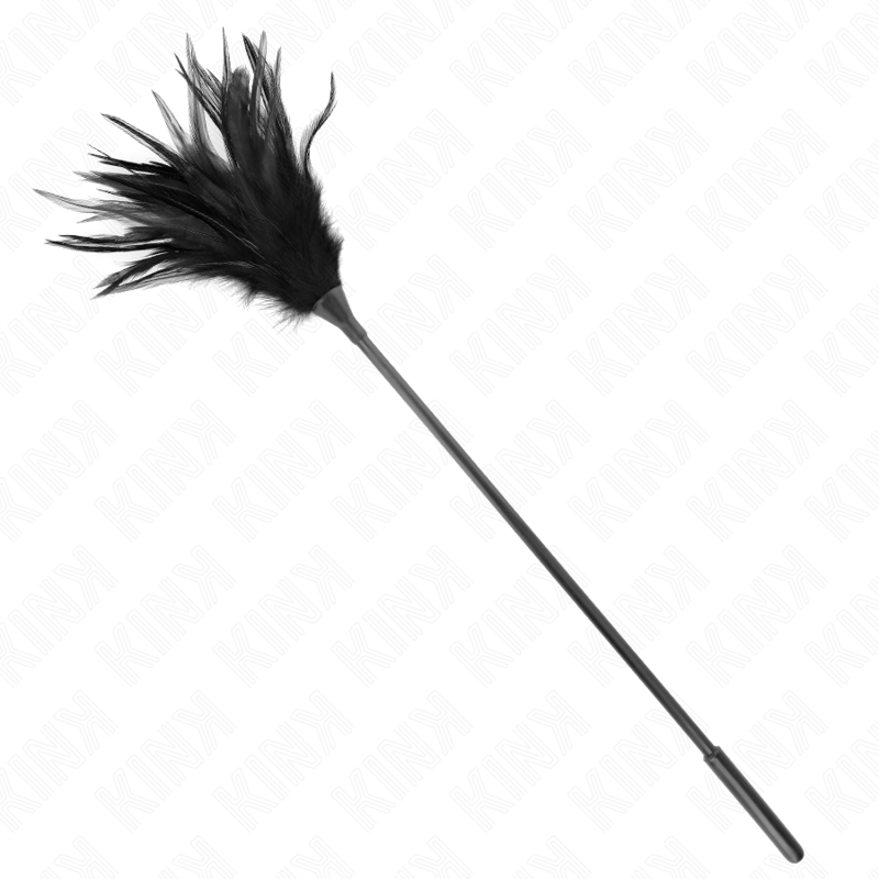 KINK - PLUMES À CHATOUILLER MULTIPLES NOIRES 45 CM