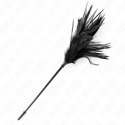 KINK - PLUMES À CHATOUILLER MULTIPLES NOIRES 45 CM